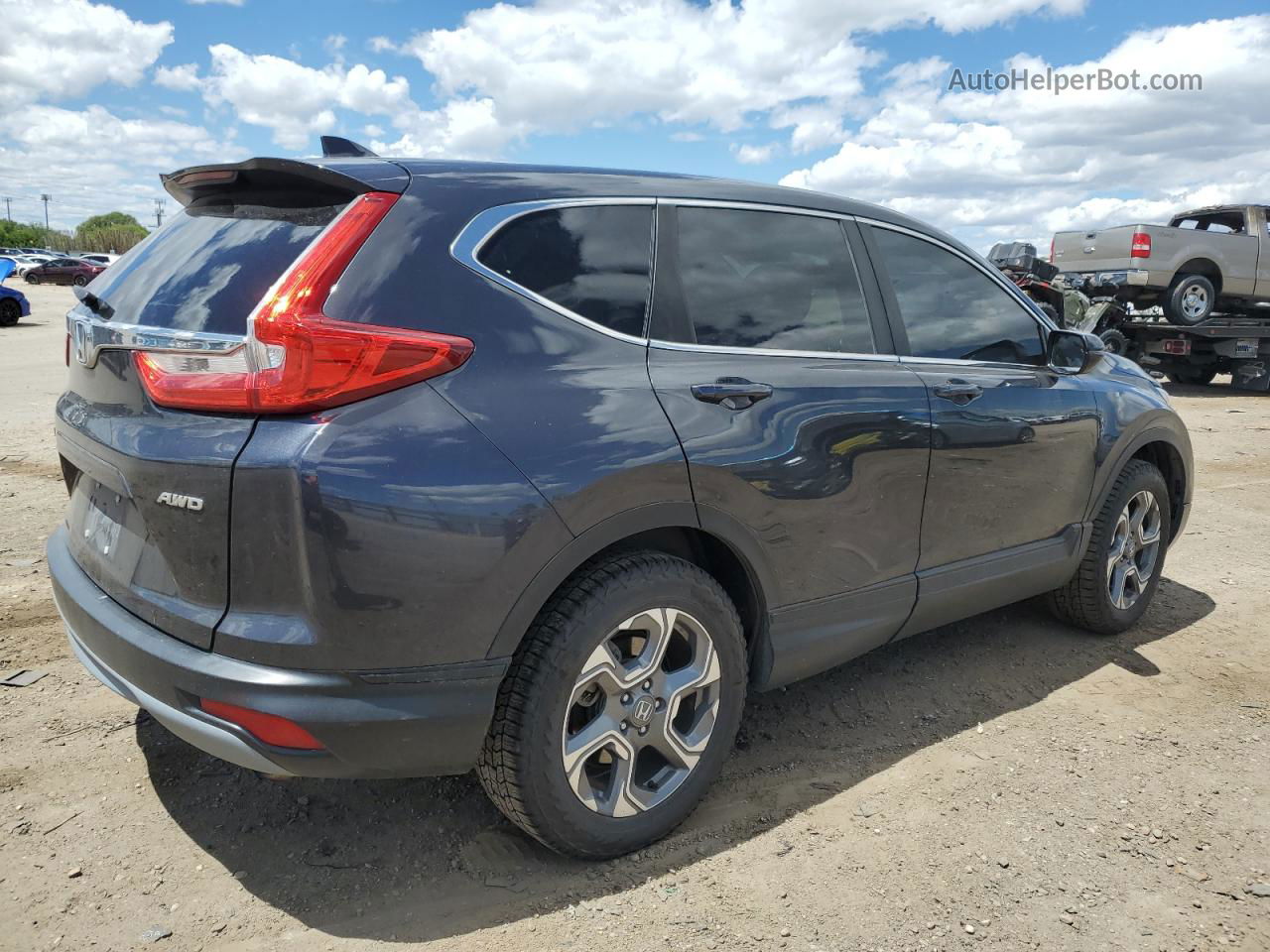 2018 Honda Cr-v Exl Gray vin: 7FARW2H83JE048644