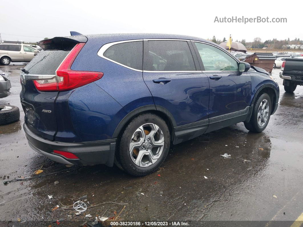 2018 Honda Cr-v Ex-l/ex-l Navi Blue vin: 7FARW2H83JE061345