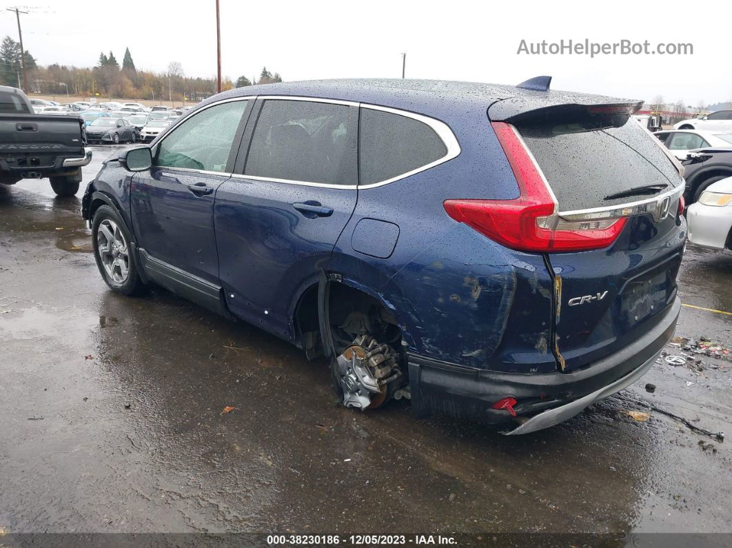 2018 Honda Cr-v Ex-l/ex-l Navi Синий vin: 7FARW2H83JE061345