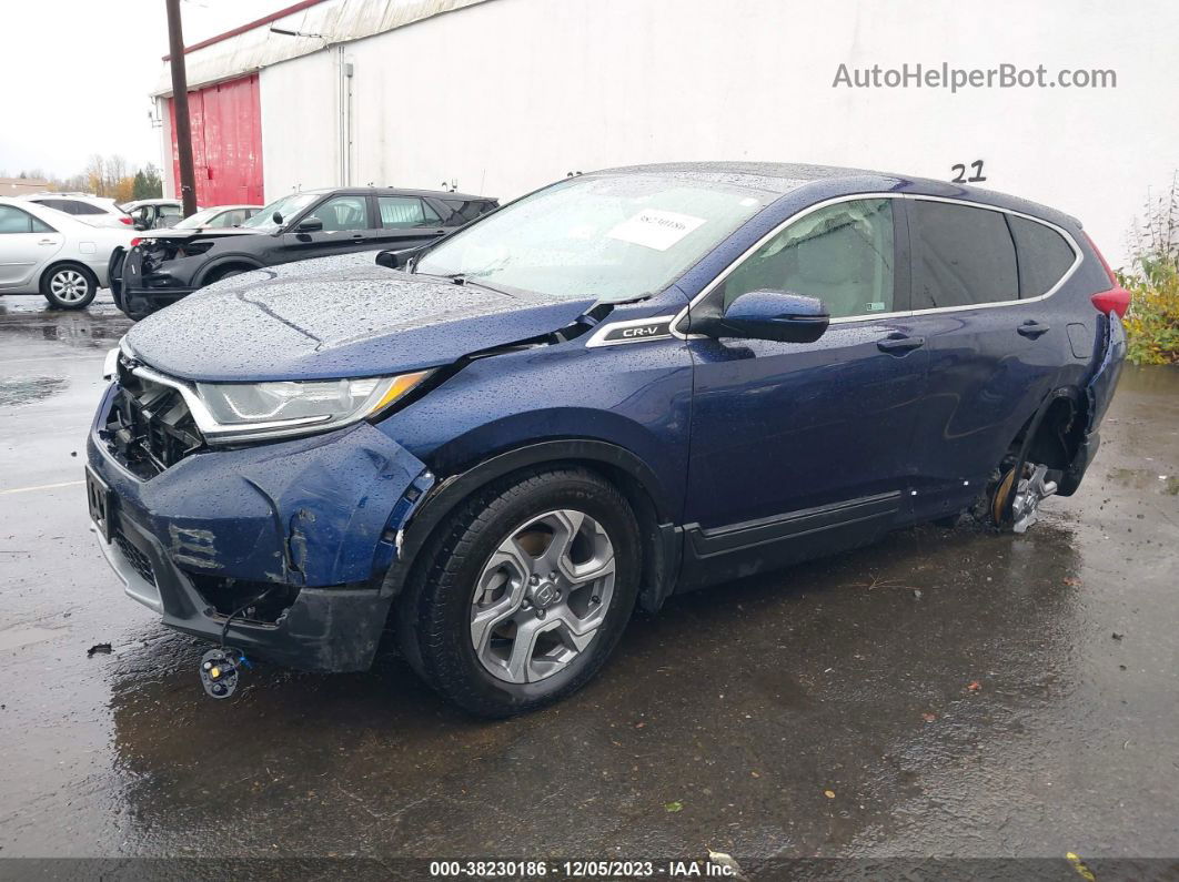 2018 Honda Cr-v Ex-l/ex-l Navi Blue vin: 7FARW2H83JE061345