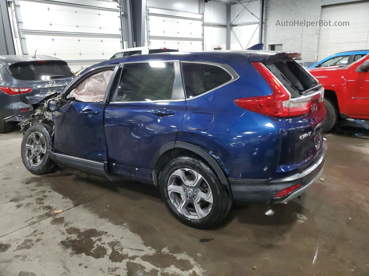 2018 Honda Cr-v Exl Blue vin: 7FARW2H83JE086276