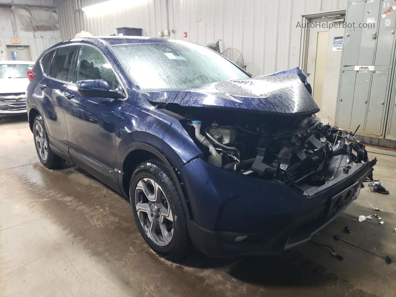 2018 Honda Cr-v Exl Blue vin: 7FARW2H83JE099786