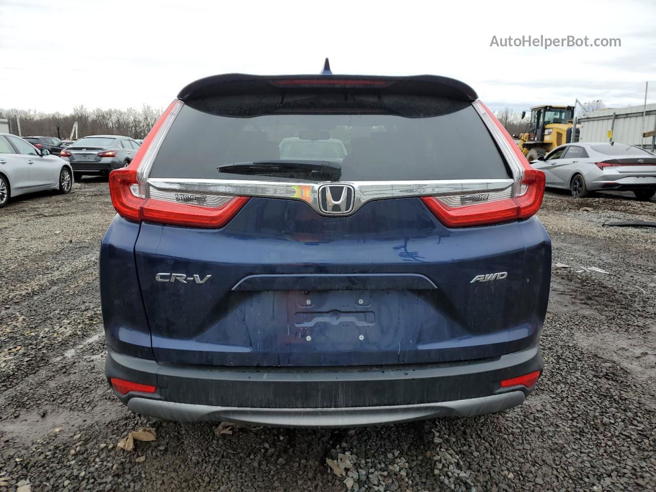 2019 Honda Cr-v Exl Blue vin: 7FARW2H83KE041470