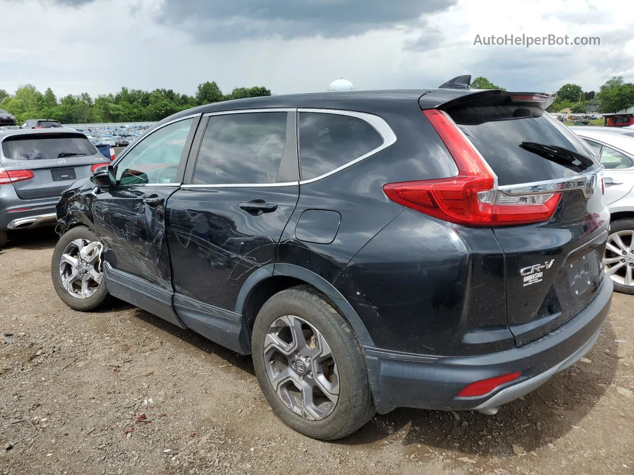 2019 Honda Cr-v Exl Black vin: 7FARW2H83KE063632