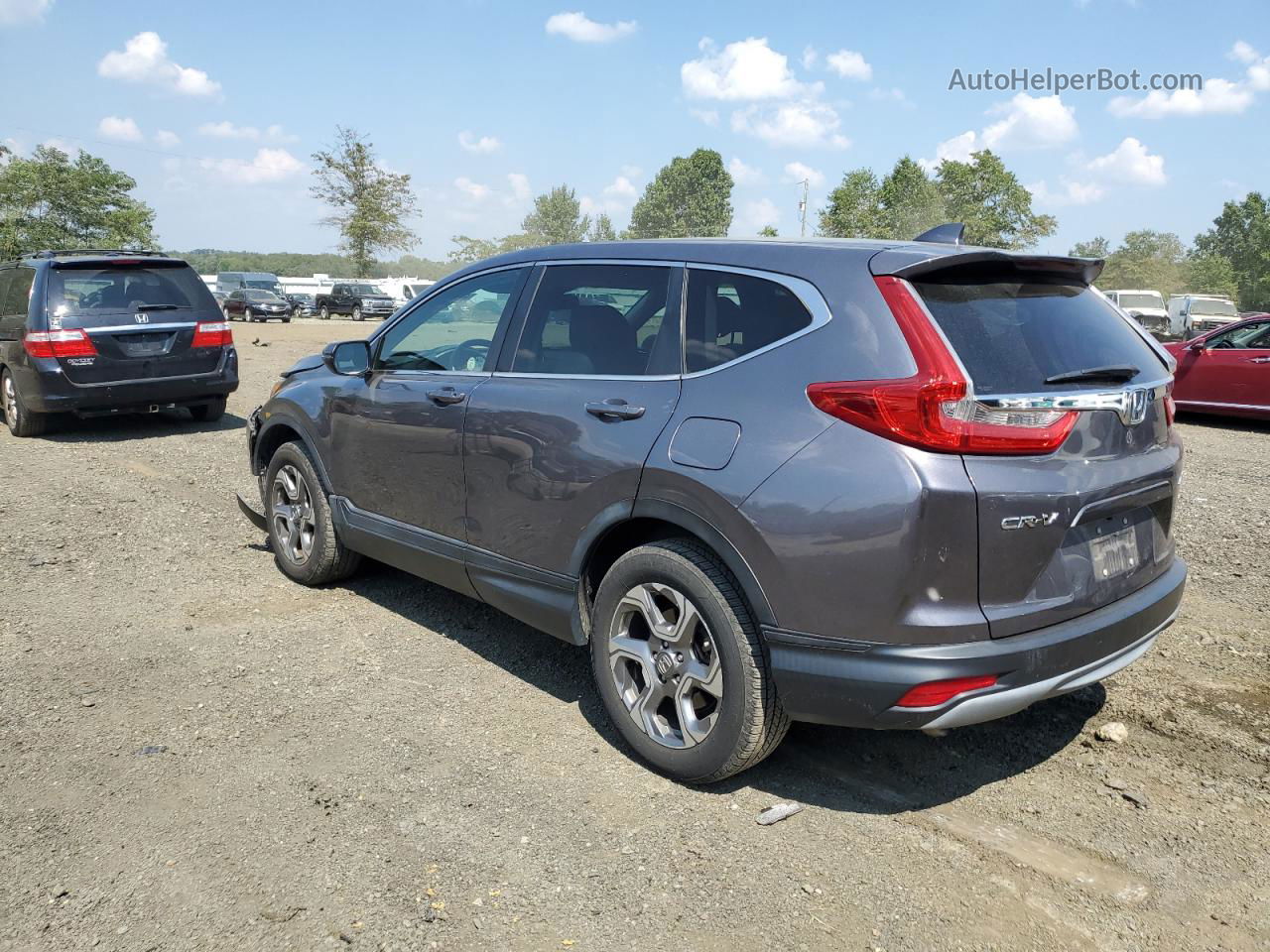 2018 Honda Cr-v Exl Угольный vin: 7FARW2H84JE040388