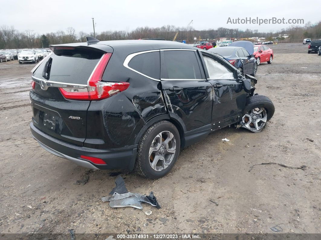 2019 Honda Cr-v Ex-l Black vin: 7FARW2H84KE042529