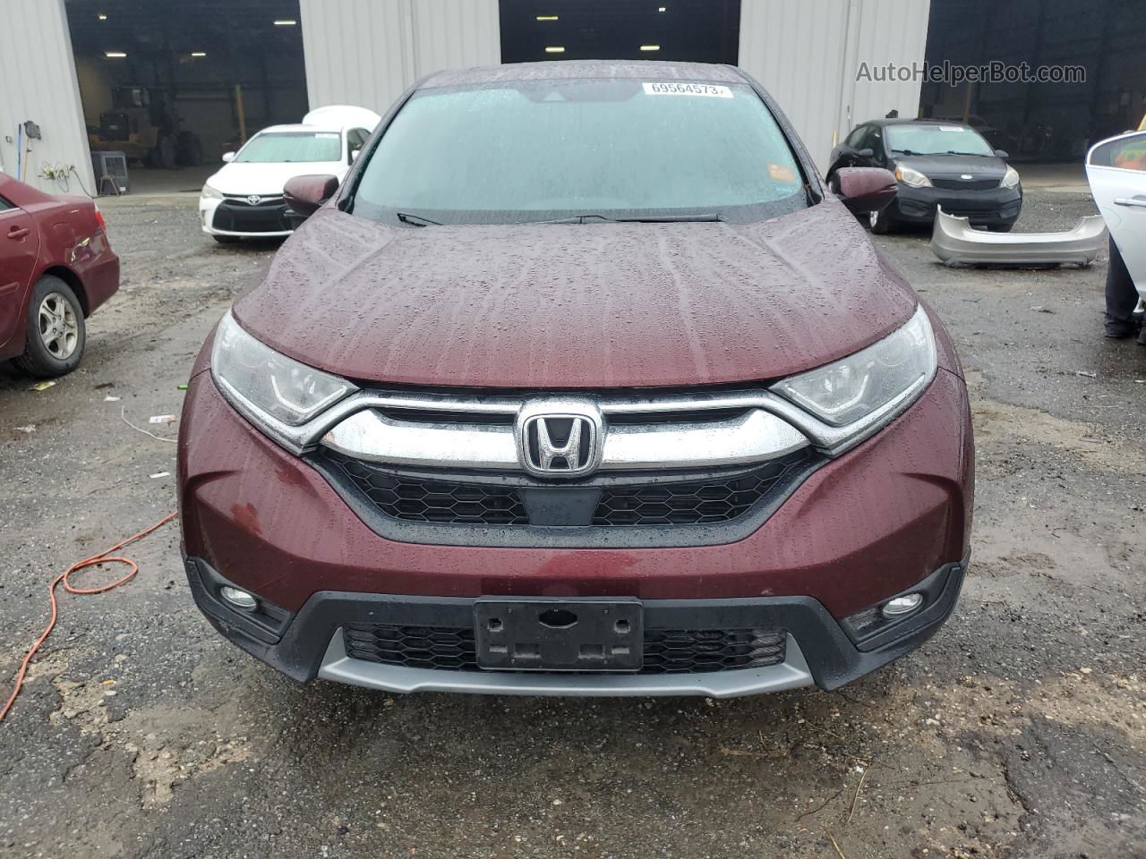 2019 Honda Cr-v Exl Red vin: 7FARW2H84KE053496