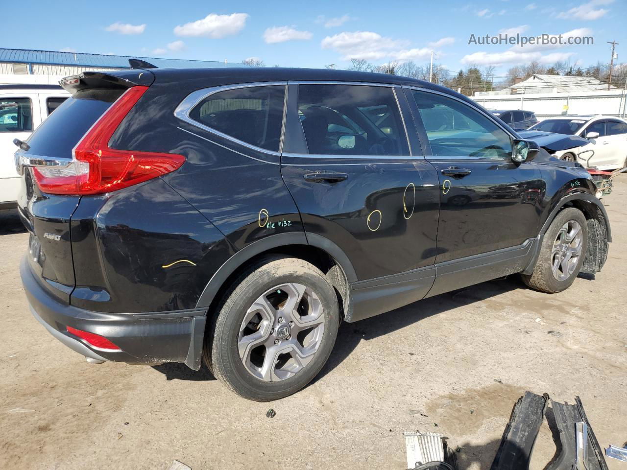 2019 Honda Cr-v Exl Black vin: 7FARW2H84KE056527