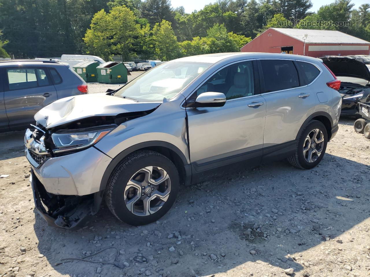 2018 Honda Cr-v Exl Gray vin: 7FARW2H85JE017654