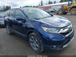 2018 Honda Cr-v Ex-l/ex-l Navi Синий vin: 7FARW2H85JE042330