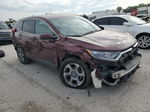 2018 Honda Cr-v Exl Maroon vin: 7FARW2H85JE046801