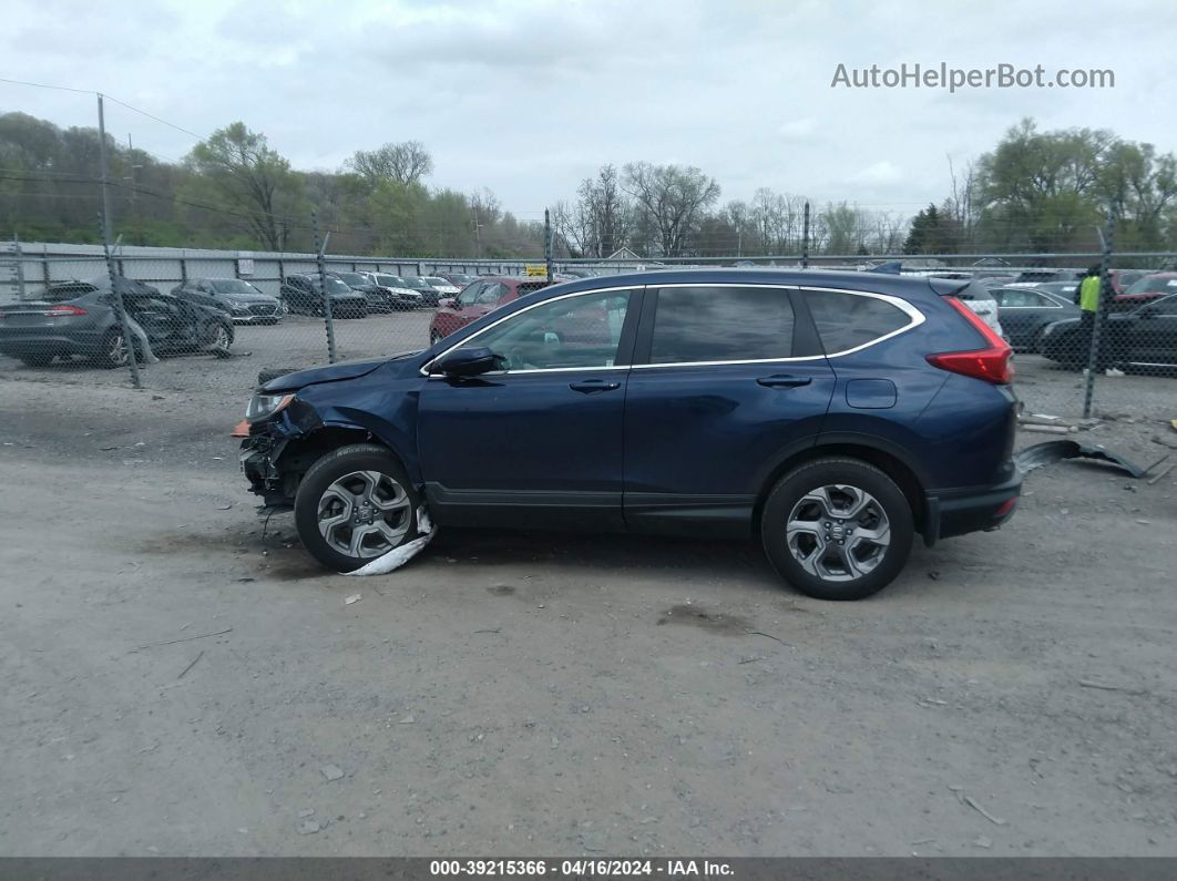 2018 Honda Cr-v Ex-l/ex-l Navi Blue vin: 7FARW2H85JE055031