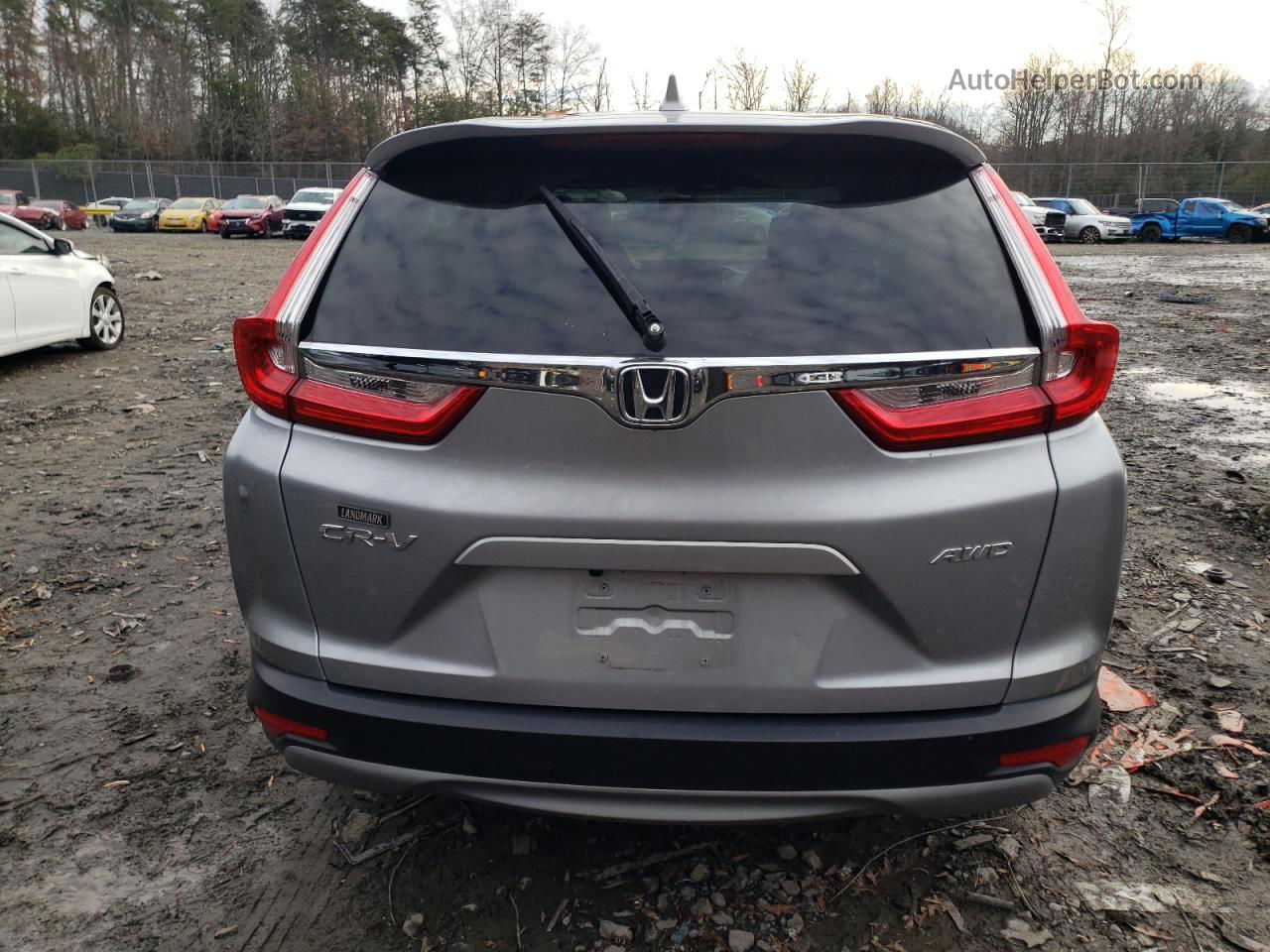 2019 Honda Cr-v Exl Silver vin: 7FARW2H85KE057511