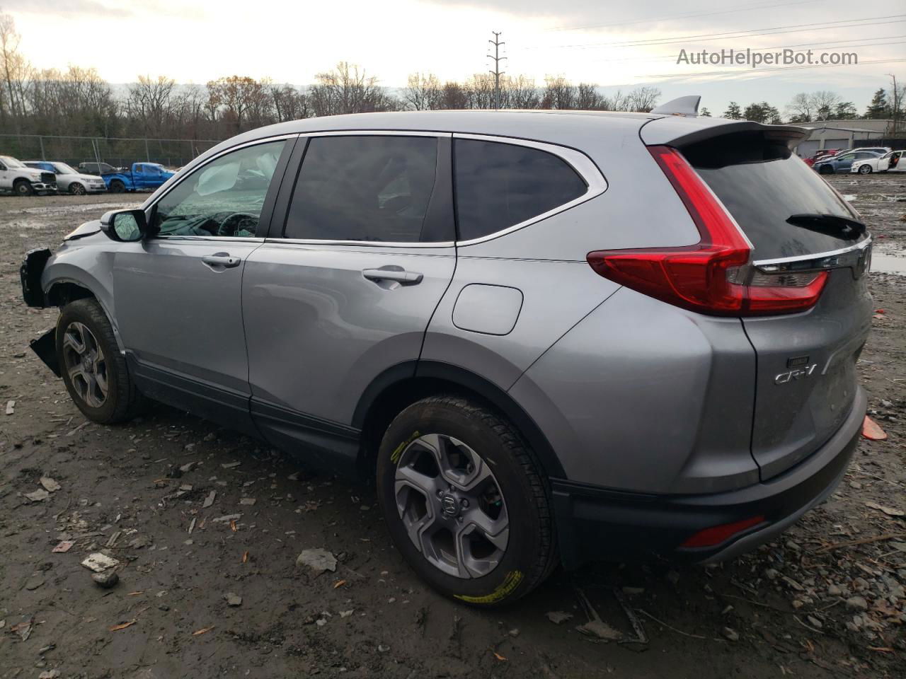 2019 Honda Cr-v Exl Silver vin: 7FARW2H85KE057511