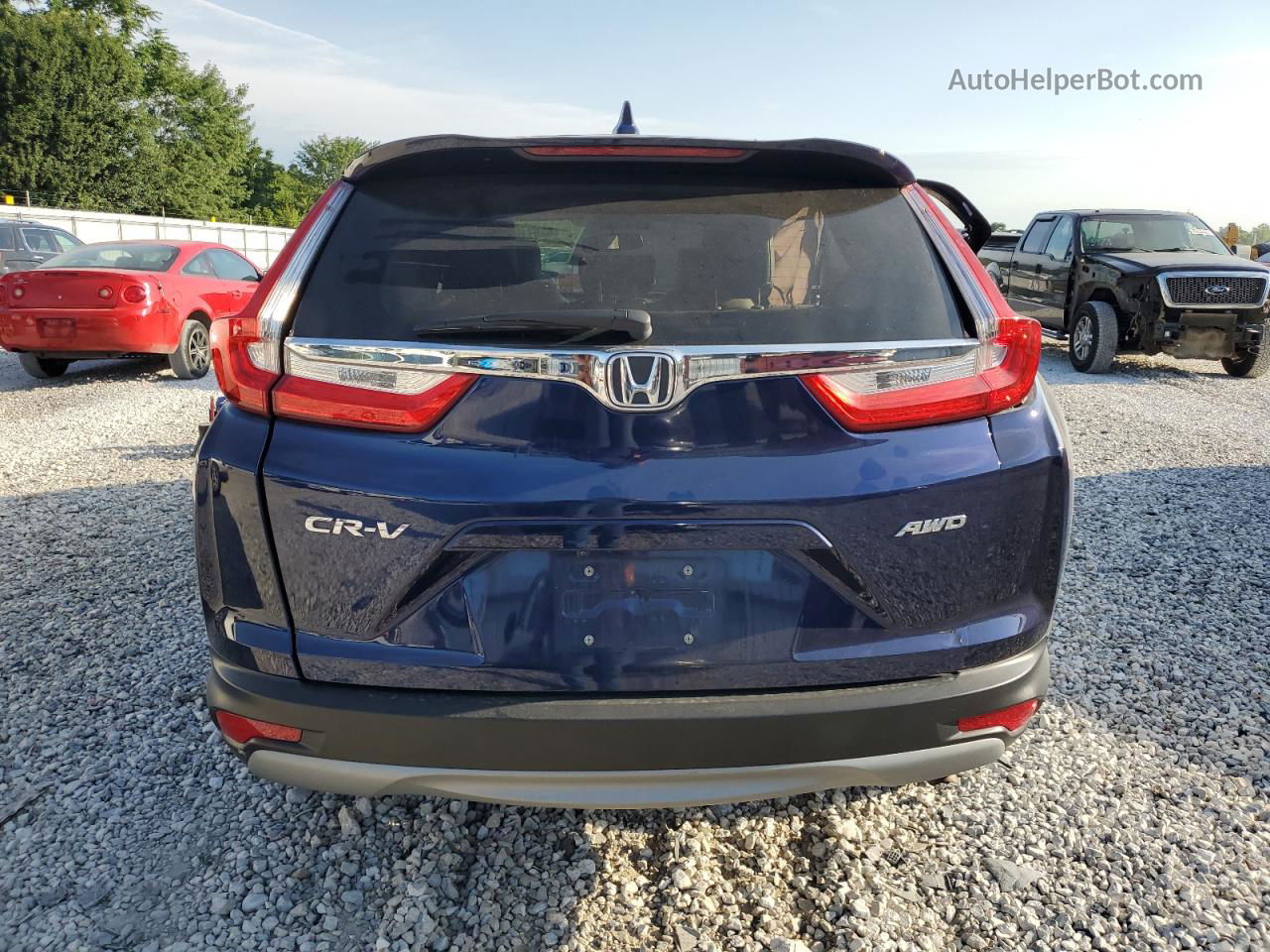 2018 Honda Cr-v Exl Синий vin: 7FARW2H86JE023334