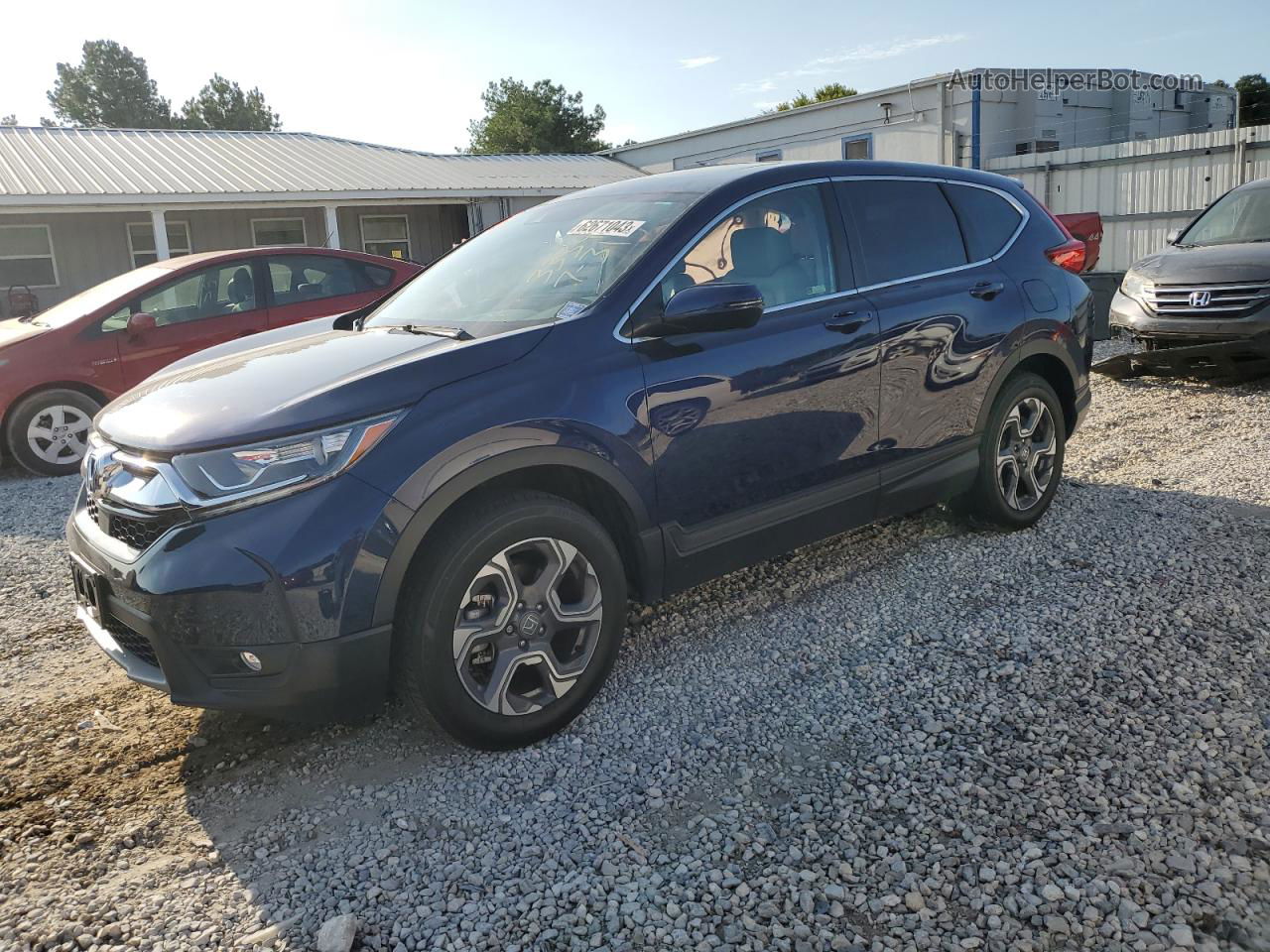 2018 Honda Cr-v Exl Blue vin: 7FARW2H86JE023334