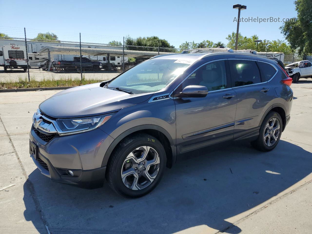 2018 Honda Cr-v Exl Gray vin: 7FARW2H86JE023804