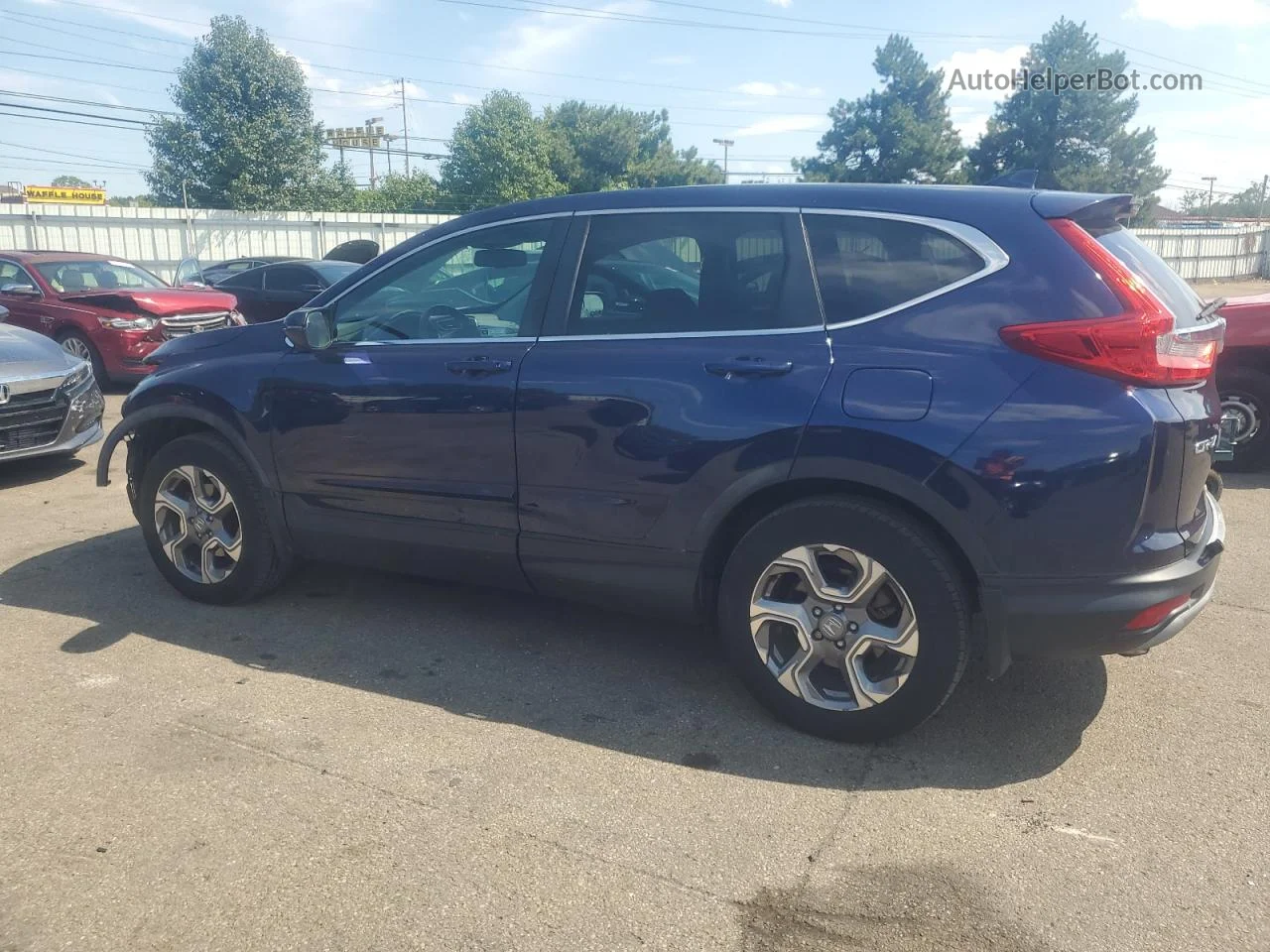 2018 Honda Cr-v Exl Blue vin: 7FARW2H86JE029375