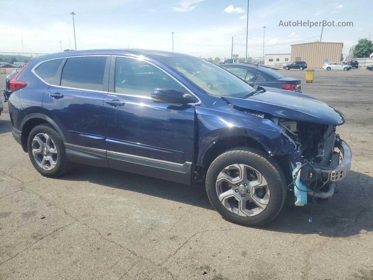 2018 Honda Cr-v Exl Blue vin: 7FARW2H86JE029375