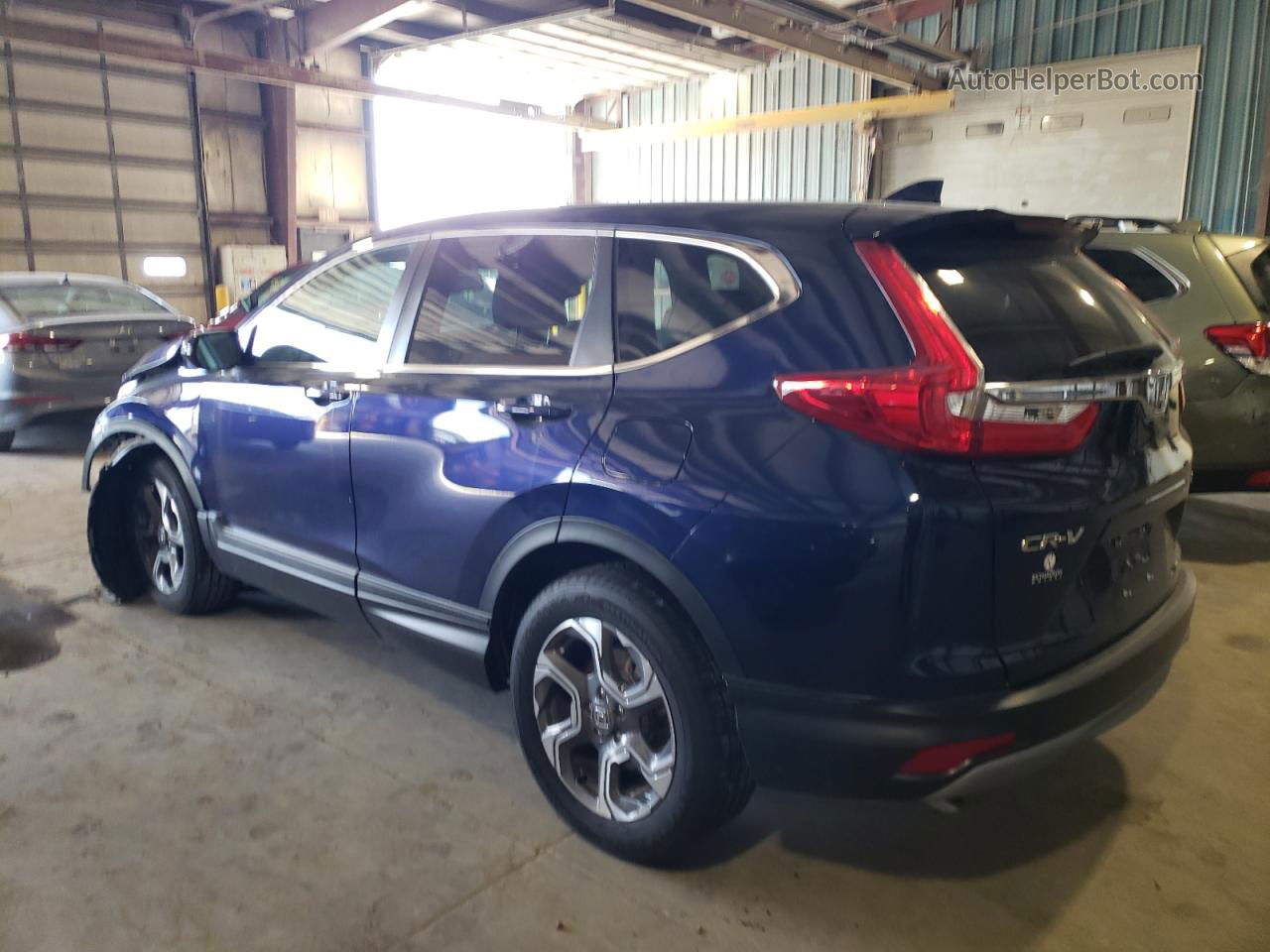 2019 Honda Cr-v Exl Синий vin: 7FARW2H86KE007068