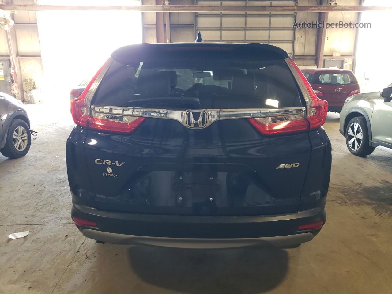 2019 Honda Cr-v Exl Синий vin: 7FARW2H86KE007068