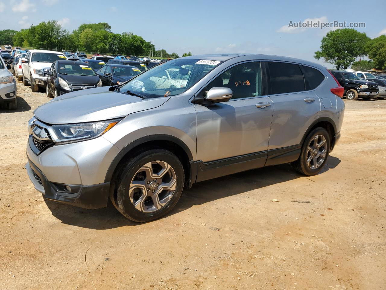 2019 Honda Cr-v Exl Silver vin: 7FARW2H86KE025716