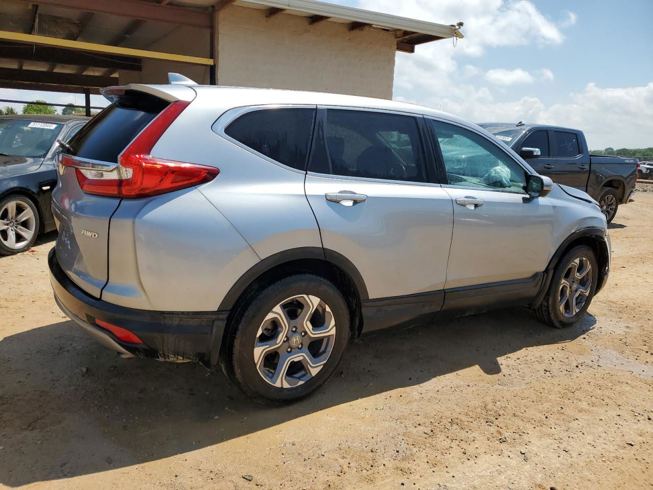 2019 Honda Cr-v Exl Silver vin: 7FARW2H86KE025716