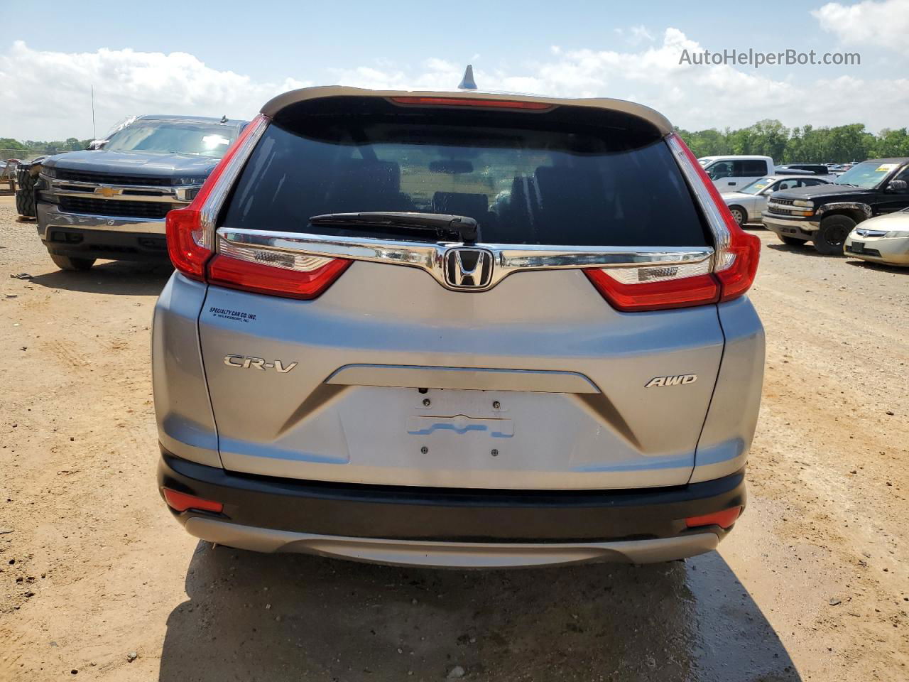 2019 Honda Cr-v Exl Silver vin: 7FARW2H86KE025716