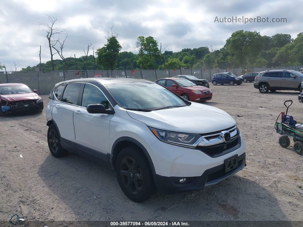 2019 Honda Cr-v Ex-l White vin: 7FARW2H86KE052088