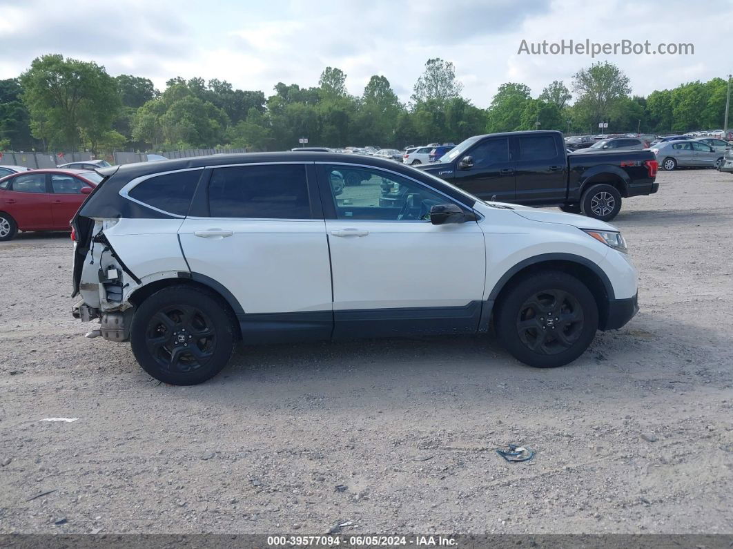 2019 Honda Cr-v Ex-l White vin: 7FARW2H86KE052088