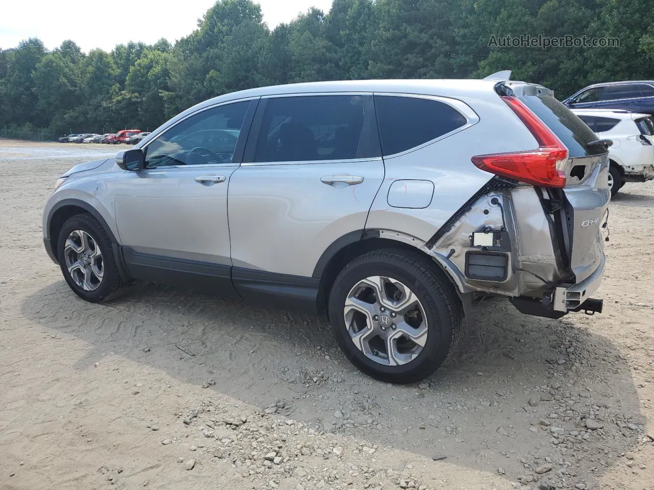 2019 Honda Cr-v Exl Silver vin: 7FARW2H86KE054407