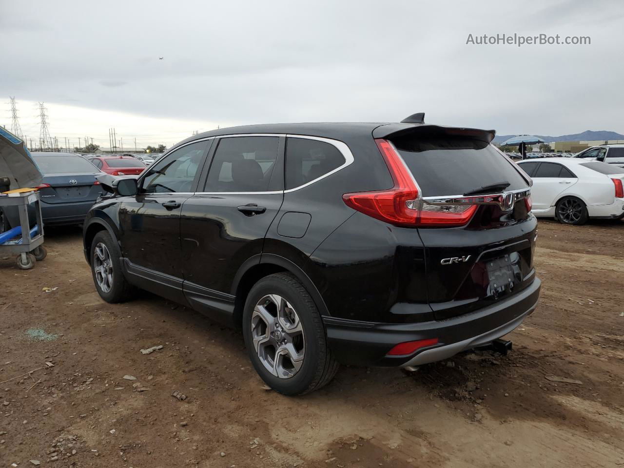 2019 Honda Cr-v Exl Черный vin: 7FARW2H86KE057730