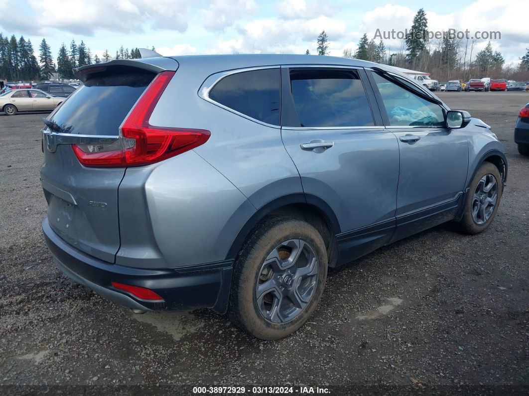 2019 Honda Cr-v Ex-l Gray vin: 7FARW2H87KE063682