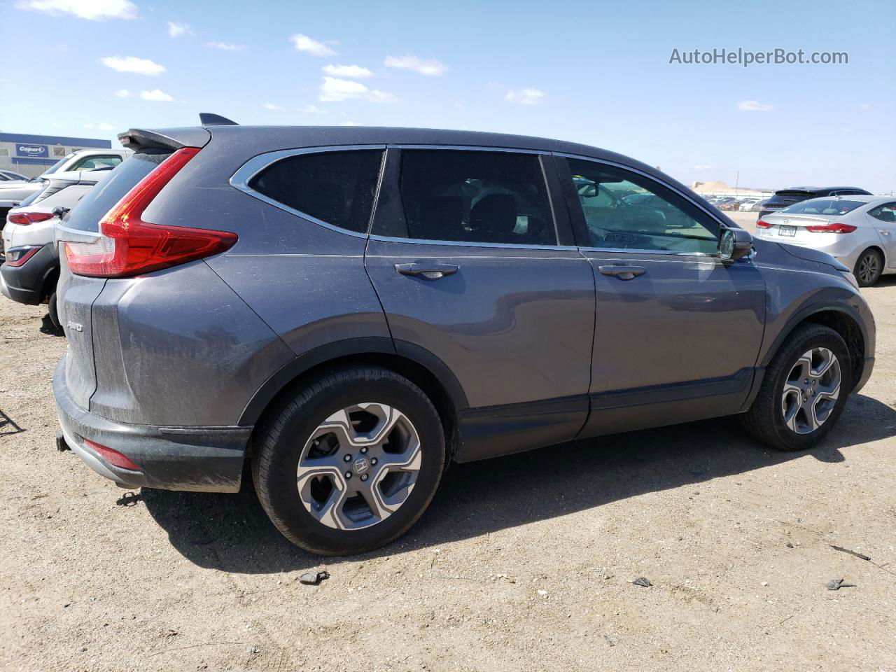 2018 Honda Cr-v Exl Серый vin: 7FARW2H88JE032858