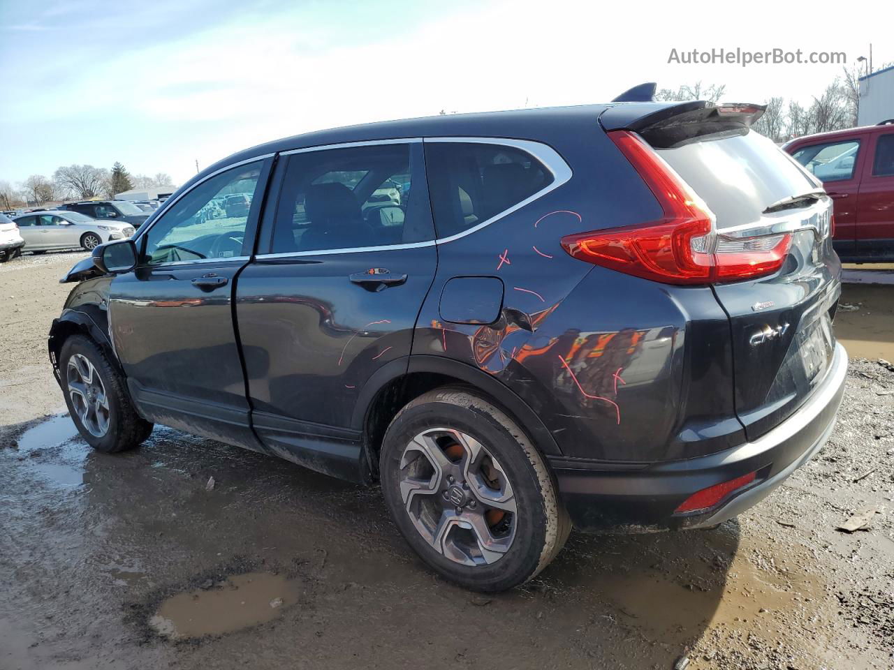 2018 Honda Cr-v Exl Charcoal vin: 7FARW2H88JE090775