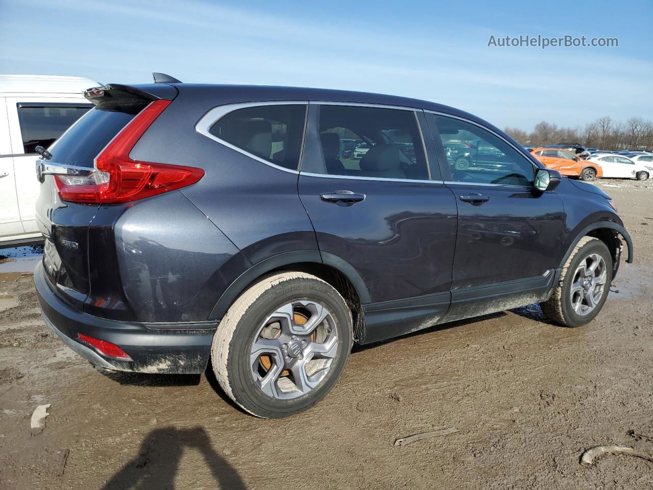 2018 Honda Cr-v Exl Charcoal vin: 7FARW2H88JE090775