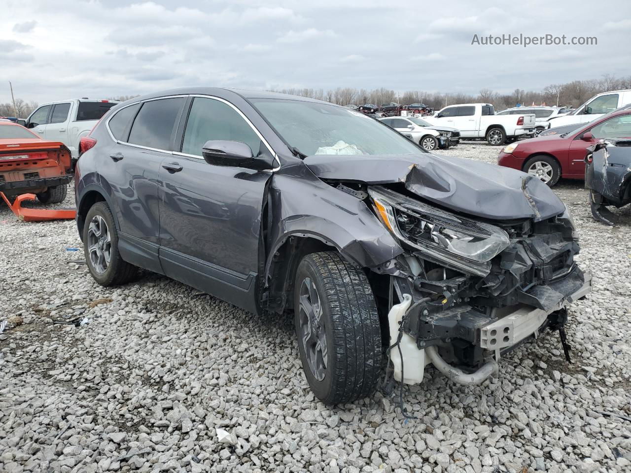 2018 Honda Cr-v Exl Gray vin: 7FARW2H89JE012568