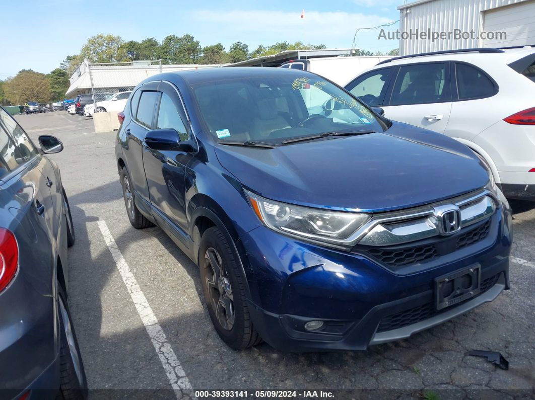 2018 Honda Cr-v   Blue vin: 7FARW2H89JE048681