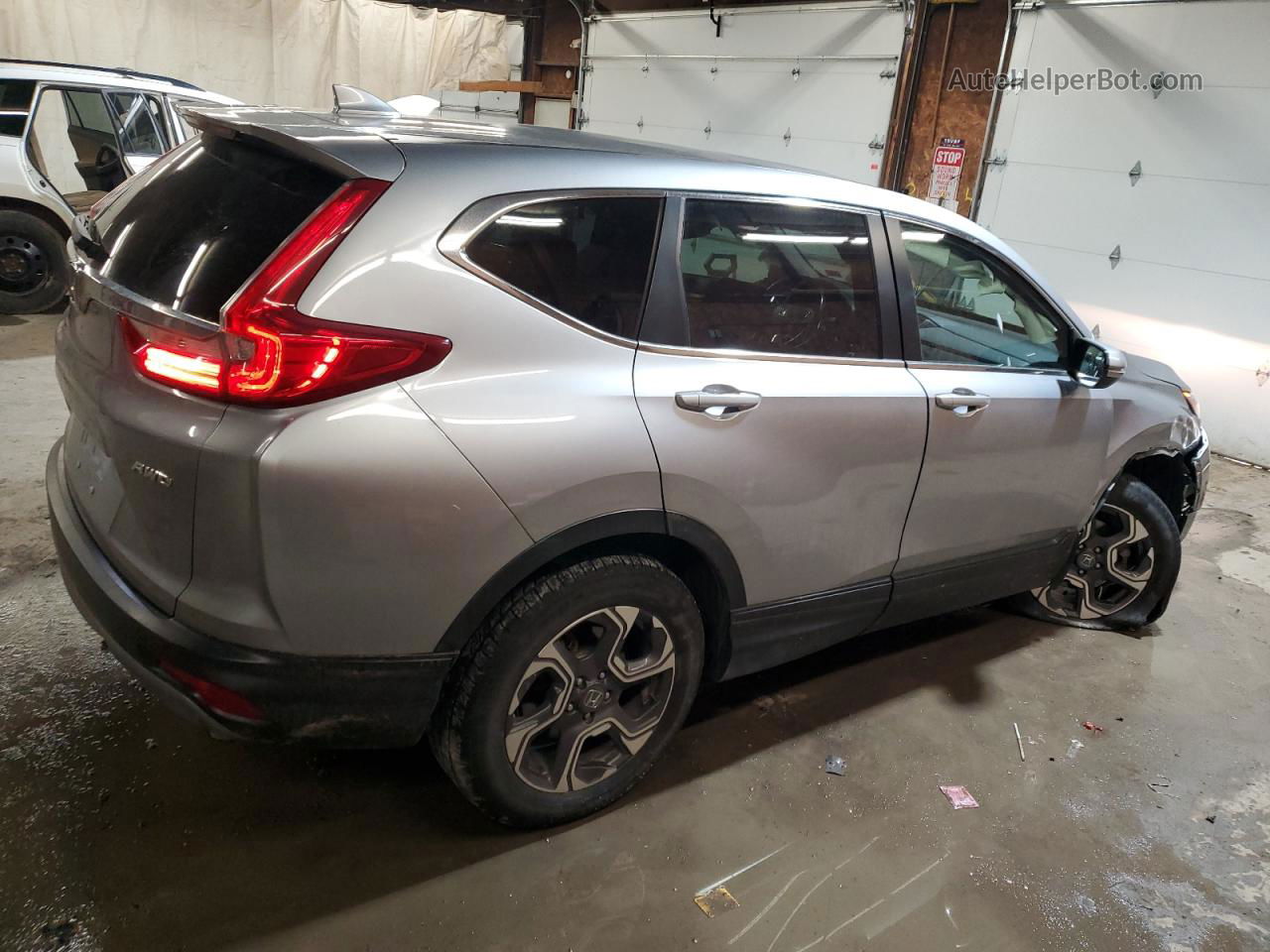 2019 Honda Cr-v Exl Silver vin: 7FARW2H89KE001314