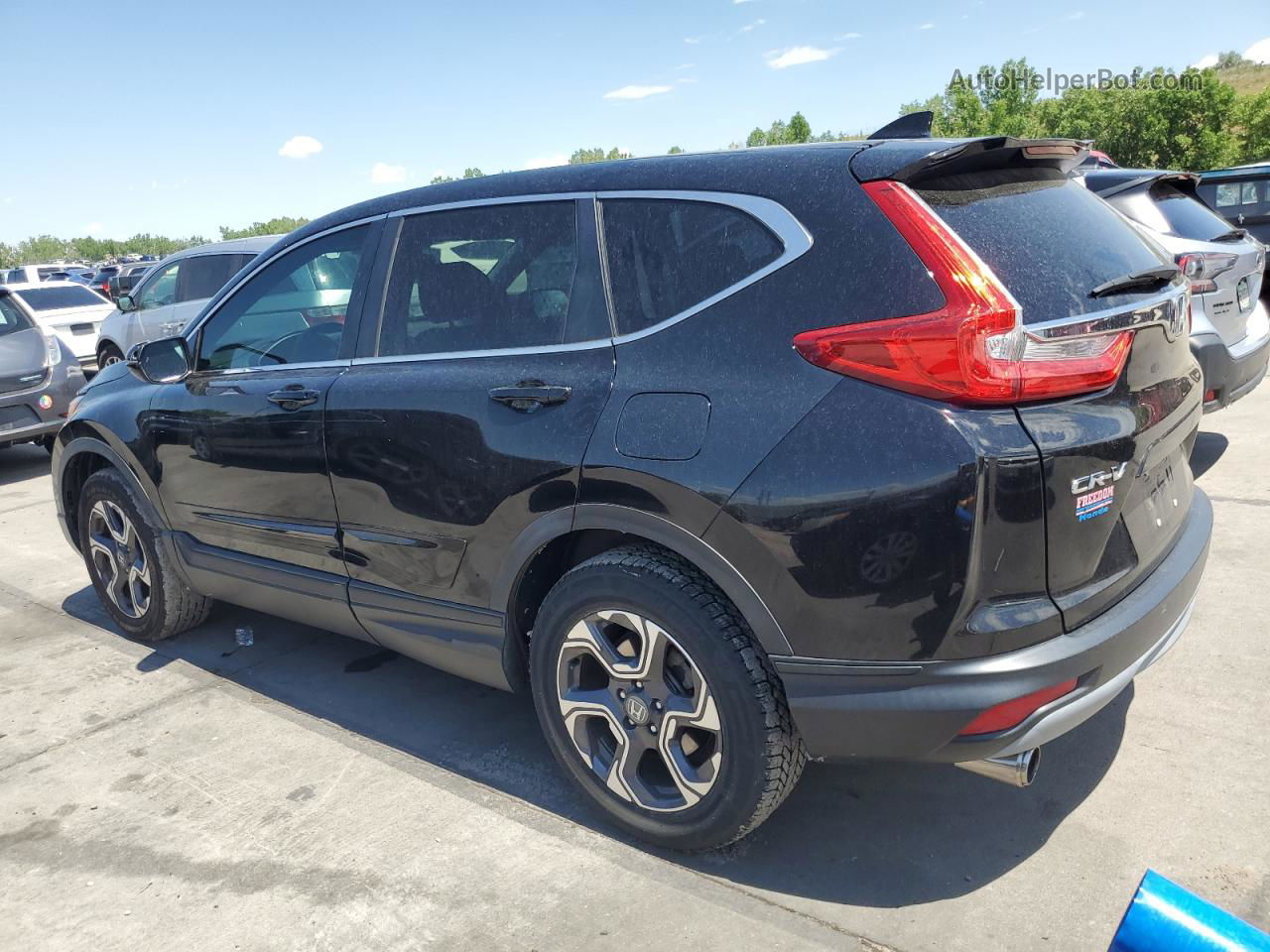 2018 Honda Cr-v Exl Черный vin: 7FARW2H8XJE017603