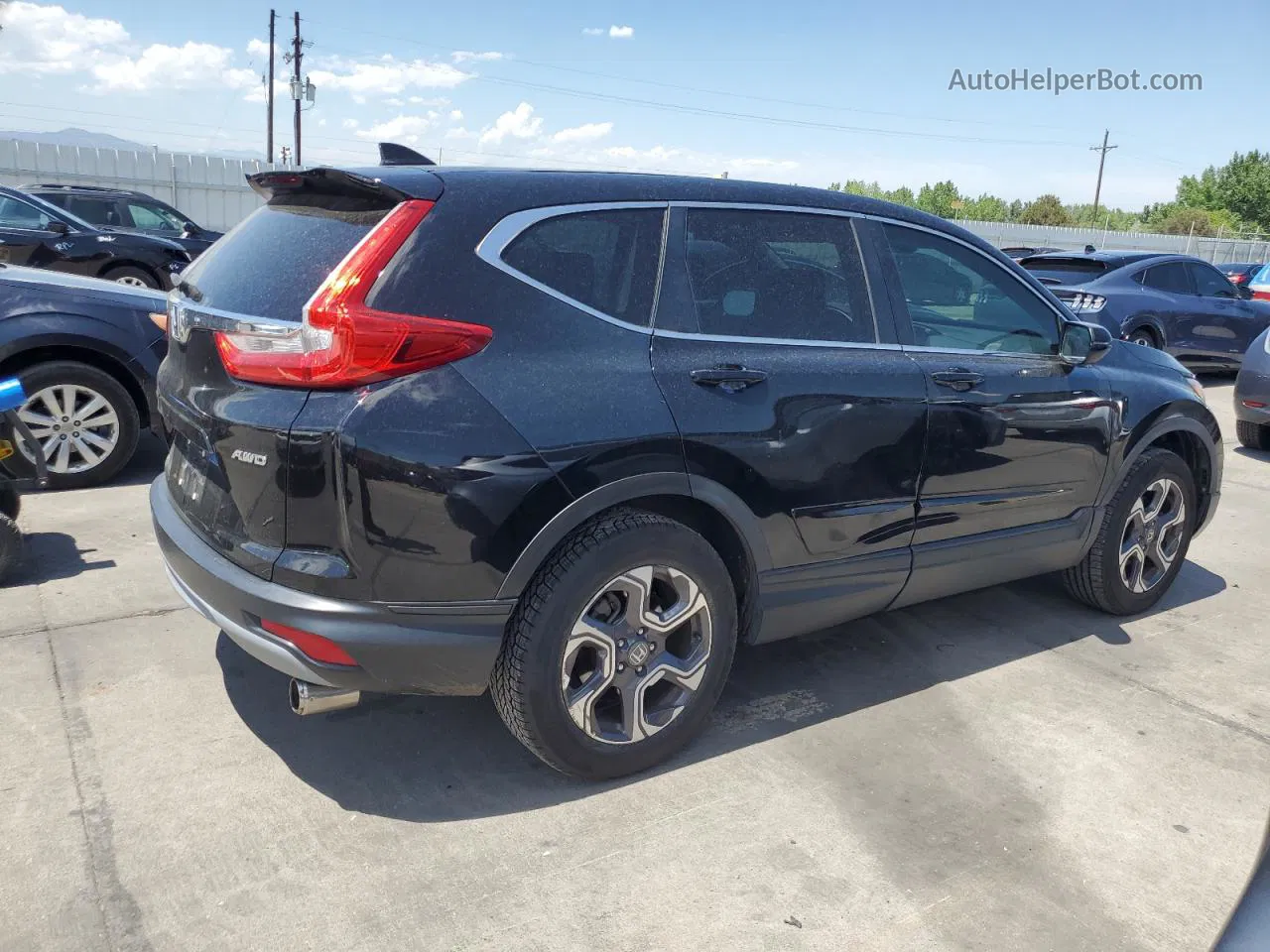 2018 Honda Cr-v Exl Black vin: 7FARW2H8XJE017603