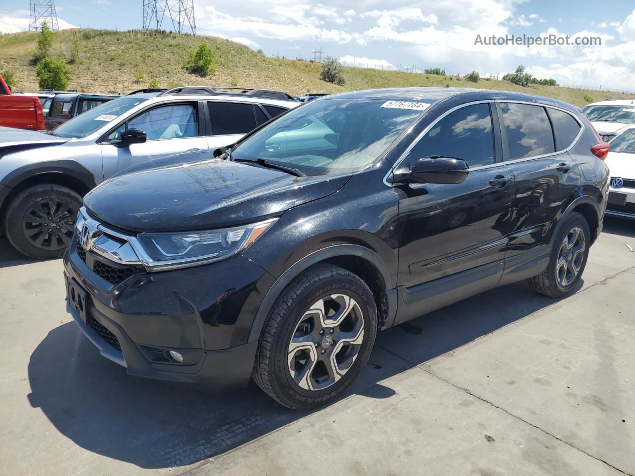 2018 Honda Cr-v Exl Black vin: 7FARW2H8XJE017603