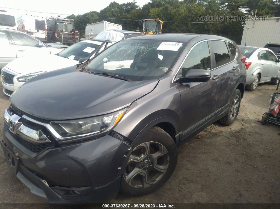 2018 Honda Cr-v Ex-l/ex-l Navi Gray vin: 7FARW2H8XJE023093