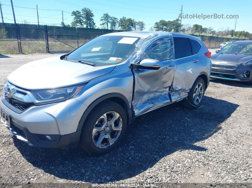 2018 Honda Cr-v Ex-l/ex-l Navi Silver vin: 7FARW2H8XJE033297