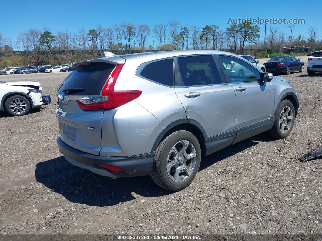 2018 Honda Cr-v Ex-l/ex-l Navi Silver vin: 7FARW2H8XJE033297