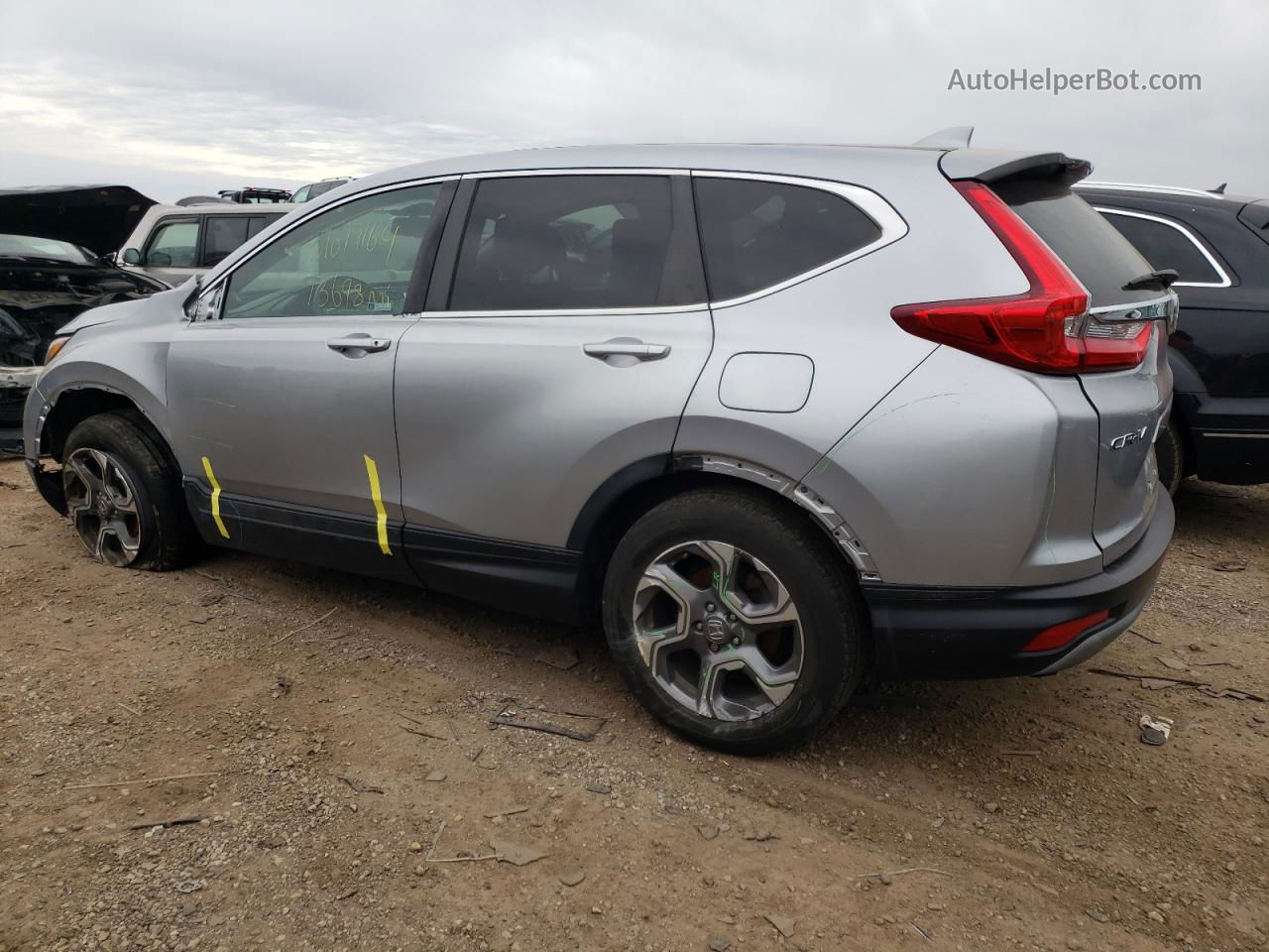 2018 Honda Cr-v Exl Silver vin: 7FARW2H8XJE037527