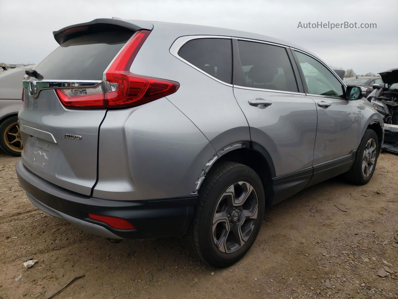 2018 Honda Cr-v Exl Silver vin: 7FARW2H8XJE037527