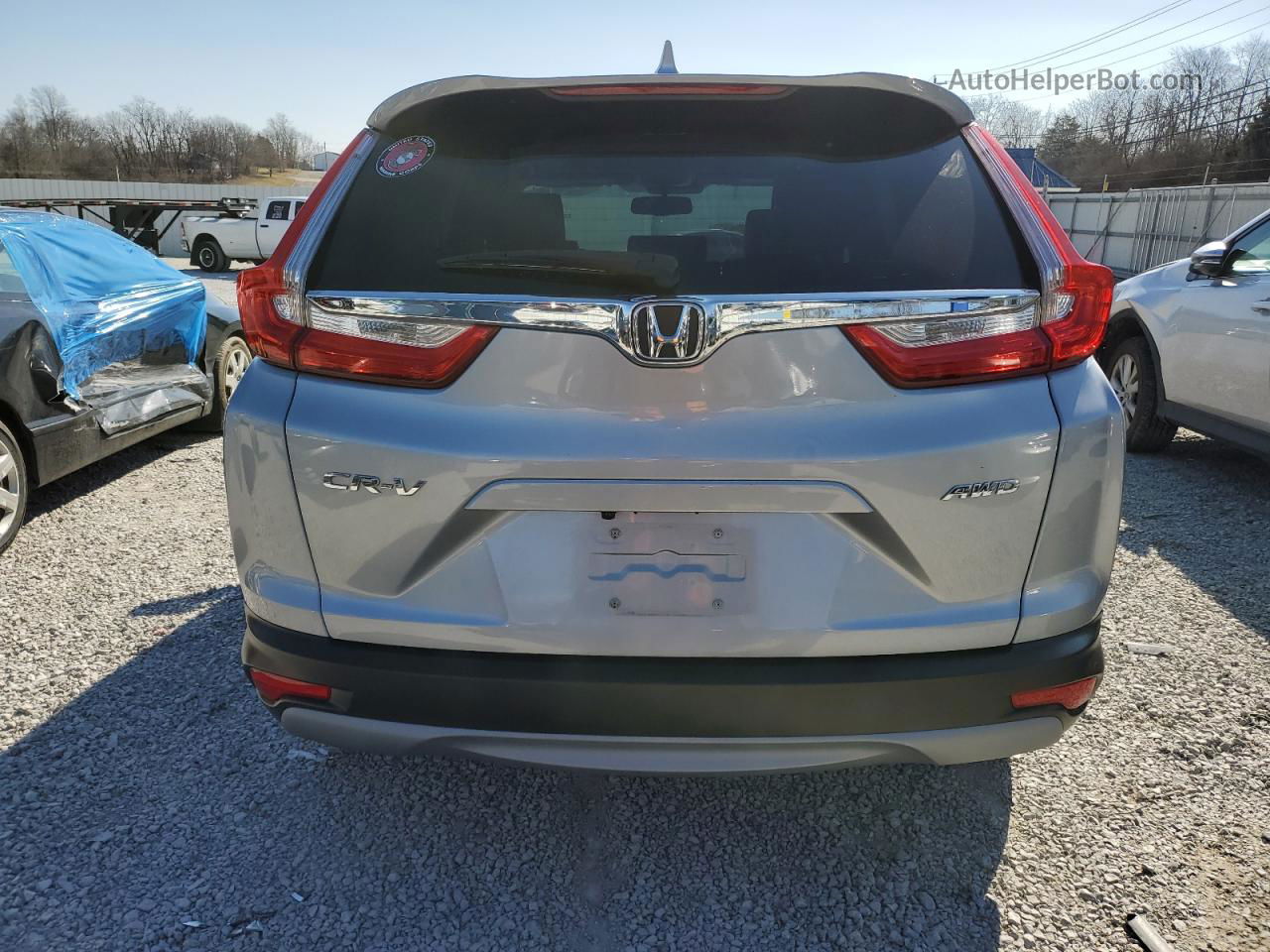 2018 Honda Cr-v Exl Silver vin: 7FARW2H8XJE093175