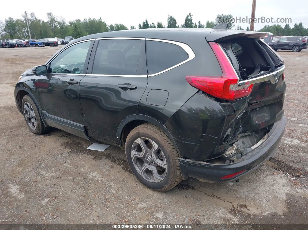 2019 Honda Cr-v Ex-l Black vin: 7FARW2H8XKE034564