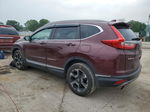 2018 Honda Cr-v Touring Burgundy vin: 7FARW2H90JE097549